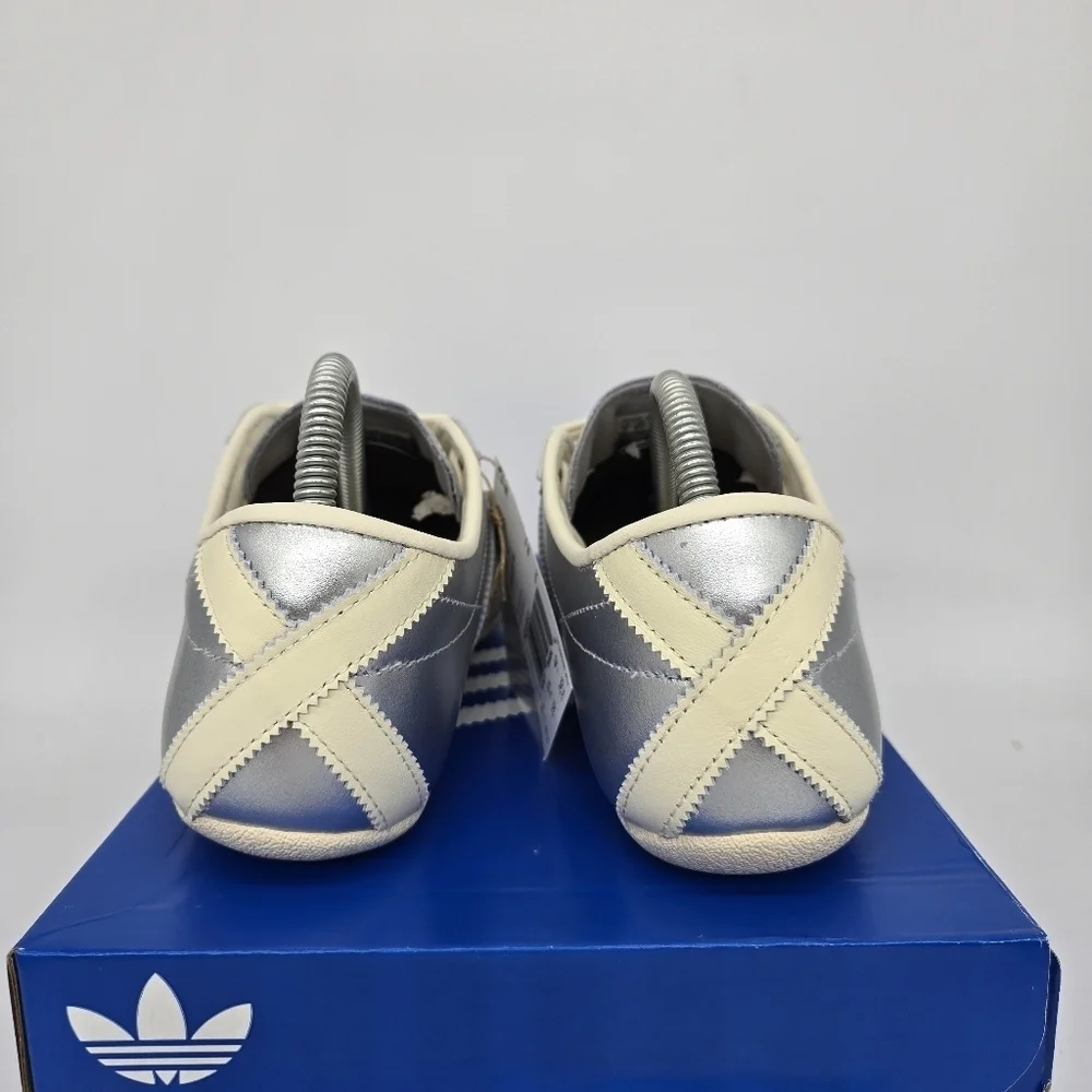 New adidas Tokyo Silver Metallic Cream White Women's Shoes Size 9.5